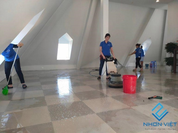 Dịch vụ vệ sinh sau xây dựng - Vệ Sinh Công Nghiệp Nhơn Việt - Công Ty TNHH Nhơn Việt